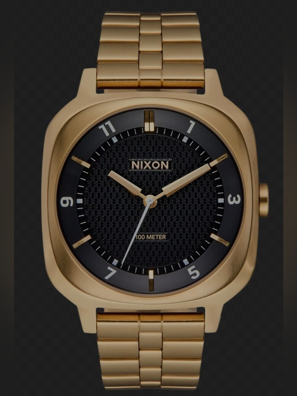 Nixon Freemont 40 100 Meter Gold Tone Watch